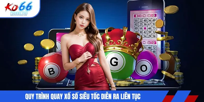 Quy trình quay xổ số siêu tốc diễn ra liên tục